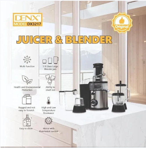 Denx - 4-in-1 Juicer & Blender ©