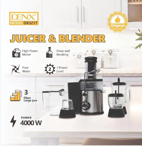 Denx - 4-in-1 Juicer & Blender ©